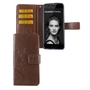 Schutz H�lle Blumen f�r Handy Huawei P10 Plus Coffee