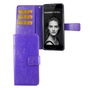 Schutz H�lle Blumen f�r Handy Huawei P10 Plus Violett