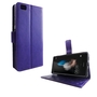 Schutz H�lle Blumen f�r Handy Huawei P8 Lite Violett