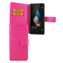 Schutz H�lle Blumen f�r Handy Huawei P8 Lite Pink