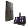 Schutz H�lle Blumen f�r Handy ZTE Blade V8 Lite Grau