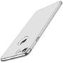 Handy H�lle Schutz Case f�r Apple iPhone 6 / 6s Bumper 3 in 1 Cover Chrom Silber