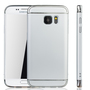 Handy H�lle Schutz Case f�r Samsung Galaxy S7 Bumper 3 in 1 Cover Chrom Silber