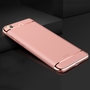 Handy H�lle Schutz Case f�r Xiaomi Mi 5s Bumper 3 in 1 Cover Chrom Rose Gold