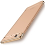 Handy H�lle Schutz Case f�r Xiaomi Mi 5s Bumper 3 in 1 Cover Chrom Etui Gold