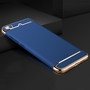 Handy H�lle Schutz Case f�r Xiaomi Mi 5s Bumper 3 in 1 Cover Chrom Etui Blau