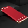 Handy H�lle Schutz Case f�r Xiaomi Mi 5s Bumper 3 in 1 Cover Chrom Etui Rot