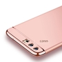 Handy H�lle Schutz Case f�r Huawei P10 Bumper 3 in 1 Cover Chrom Etui Rose Gold