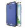 Handy H�lle Schutz Case f�r Huawei Nova 2 Bumper 3 in 1 Cover Chrom Etui Blau
