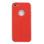 Handy H�lle Schutz Case f�r Apple iPhone 5 / 5s / SE Cover Rahmen Etui Rot