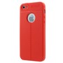 Handy H�lle Schutz Case f�r Apple iPhone 5 / 5s / SE Cover Rahmen Etui Rot
