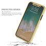 Samsung Galaxy J3 2017 2 in 1 Handyh�lle 360 Grad Full Cover Case Gold