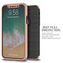 Samsung Galaxy S8+ Plus 2 in 1 Handyh�lle 360 Grad Full Cover Case Pink