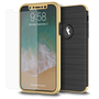 Samsung Galaxy S8+ Plus 2 in 1 Handyh�lle 360 Grad Full Cover Case Gold