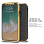 Samsung Galaxy S8+ Plus 2 in 1 Handyh�lle 360 Grad Full Cover Case Gold