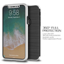 Samsung Galaxy S8+ Plus 2 in 1 Handyh�lle 360 Grad Full Cover Case Silber