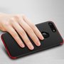 Apple iPhone 8 Plus 2 in 1 Handyh�lle 360 Grad Full Cover Case Rot