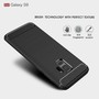 Schutzh�lle Handyh�lle f�r Samsung Galaxy S9 Case Cover Carbon Optik Schwarz