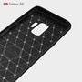 Schutzh�lle Handyh�lle f�r Samsung Galaxy S9 Case Cover Carbon Optik Schwarz