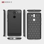 Schutzh�lle Handyh�lle f�r Nokia 9 Case Cover Carbon Optik Grau