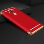 Handy H�lle Schutz Case f�r Huawei Mate 10 Bumper 3 in 1 Cover Chrom Rot