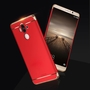 Handy H�lle Schutz Case f�r Huawei Mate 10 Bumper 3 in 1 Cover Chrom Rot