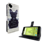 Handyh�lle Tasche f�r Handy Wiko Sunny 2 Plus B�ser Hund Wei�