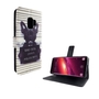 Handyh�lle Tasche f�r Handy Samsung Galaxy S9 B�ser Hund Wei�