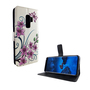 Handyh�lle Tasche f�r Handy Samsung Galaxy S9+ Plus Lotusblume