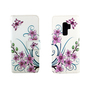 Handyh�lle Tasche f�r Handy Samsung Galaxy S9+ Plus Lotusblume