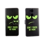 Handyh�lle Tasche f�r Handy Sony Xperia XA2 Dont Touch My Phone Gr�n