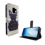 Handyh�lle Tasche f�r Handy Samsung Galaxy A8 2018 B�ser Hund Wei�