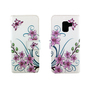 Handyh�lle Tasche f�r Handy Samsung Galaxy A8 2018 Lotusblume
