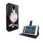 Handyh�lle Tasche f�r Handy ZTE Blade L7 Have A Nice Day Schwarz