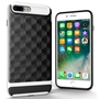 H�lle f�r Apple iPhone 7 Plus Backcover Case Handy Schutzh�lle - Cover 3D Prisma Design Wei�