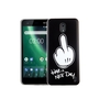 Handy H�lle f�r Nokia 2 Mittelfinger Smartphone Cover Bumper Schale Etuis