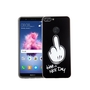 Handy H�lle f�r Huawei P Smart Mittelfinger Smartphone Cover Bumper Schale Etuis