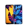 Handy H�lle f�r Huawei P20 Lite Blauer Schmetterling Smartphone Cover Bumper Schale Etuis