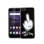 Handy H�lle f�r ZTE Blade A6 Lite Mittelfinger Smartphone Cover Bumper Schale Etuis