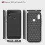 Schutzh�lle Handyh�lle f�r Xiaomi Mi 6X Case Cover Carbon Optik Schwarz