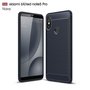 Schutzh�lle Handyh�lle f�r Xiaomi Mi 6X Case Cover Carbon Optik Blau