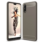 Schutzh�lle Handyh�lle f�r Huawei P20 Case Cover Carbon Optik Grau