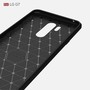 Schutzhlle Handyhlle fr LG G7 Case Cover Carbon Optik Grau