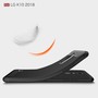 Schutzh�lle Handyh�lle f�r LG K10 (2018) Case Cover Carbon Optik Blau