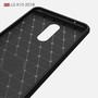 Schutzh�lle Handyh�lle f�r LG K10 (2018) Case Cover Carbon Optik Blau