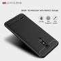 Schutzh�lle Handyh�lle f�r LG K10 (2018) Case Cover Carbon Optik Grau