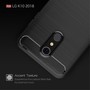 Schutzh�lle Handyh�lle f�r LG K10 (2018) Case Cover Carbon Optik Grau