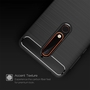 Schutzh�lle Handyh�lle f�r Nokia 6 (2018) Case Cover Carbon Optik Grau