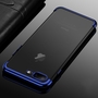 Handy H�lle Schutz Case f�r Apple iPhone 7 / 8 Plus Durchsichtig Transparent Blau