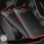 Handy H�lle Schutz Case f�r Huawei Mate 10 Durchsichtig Transparent Rot